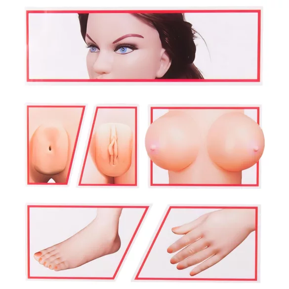 Suzie Carina - lalka dmuchana - realistyczna sylwetka - winyl