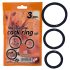 You2Toys - Trio silikonowych pierścieni erekcyjnych - czarne