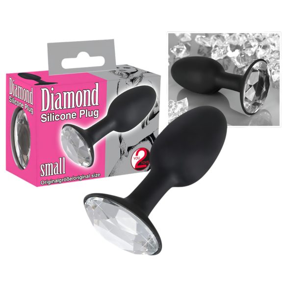 You2Toys - Diamond - silikonowy korek analny (mały)