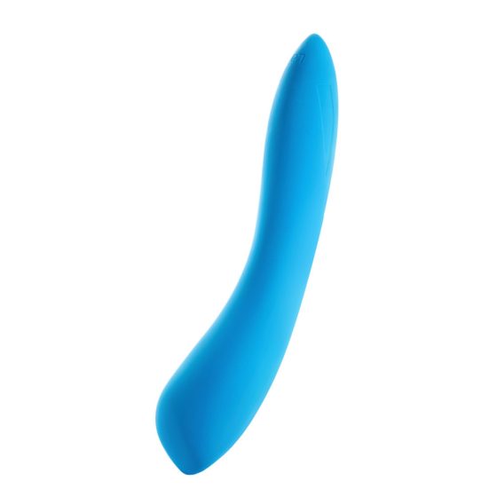 LAID D.1 - silikonowe dildo do punktu G (niebieskie)