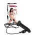 You2Toys - Nadmuchiwany Strapon - pusty, silikonowy dildo (czarny)