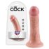 King Cock 6 dilda (15 cm) - naturalny