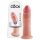 King Cock 9 - naturalny realistyczny dildo z przyssawką (23 cm)