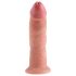 King Cock 9 - naturalny realistyczny dildo z przyssawką (23 cm)