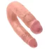 King Cock - podwójne dildo - średnie - naturalny