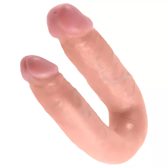 King Cock - podwójne dildo - średnie - naturalny