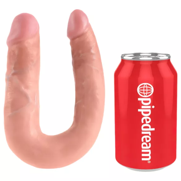 King Cock - podwójne dildo - średnie - naturalny