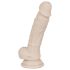 You2Toys - dildo z przyssawką - średni - silikon - cielisty
