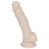 You2Toys - dildo z przyssawką - średni - silikon - cielisty