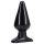 Doc Johnson czarny klasyczny duży analny plug - (14,5 cm)