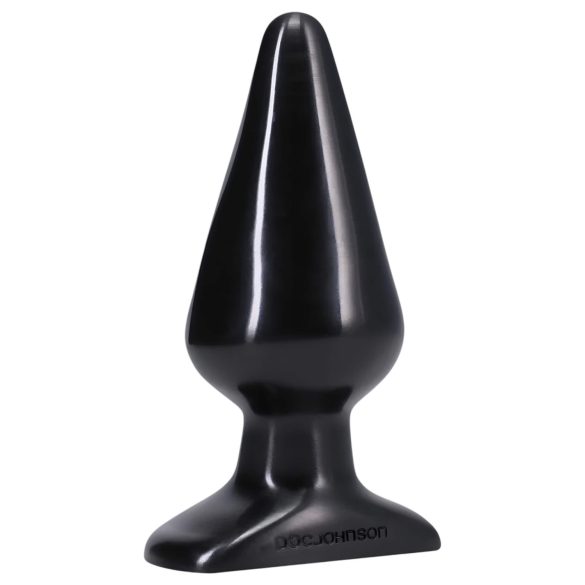 Doc Johnson czarny klasyczny duży analny plug - (14,5 cm)