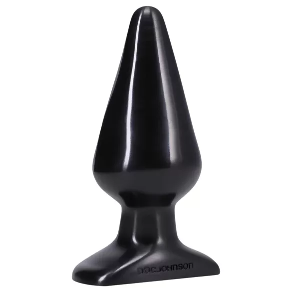 Doc Johnson - korek analny - duży, klasyczny - czarny, 14,5 cm