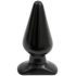 Doc Johnson czarny klasyczny duży analny plug - (14,5 cm)