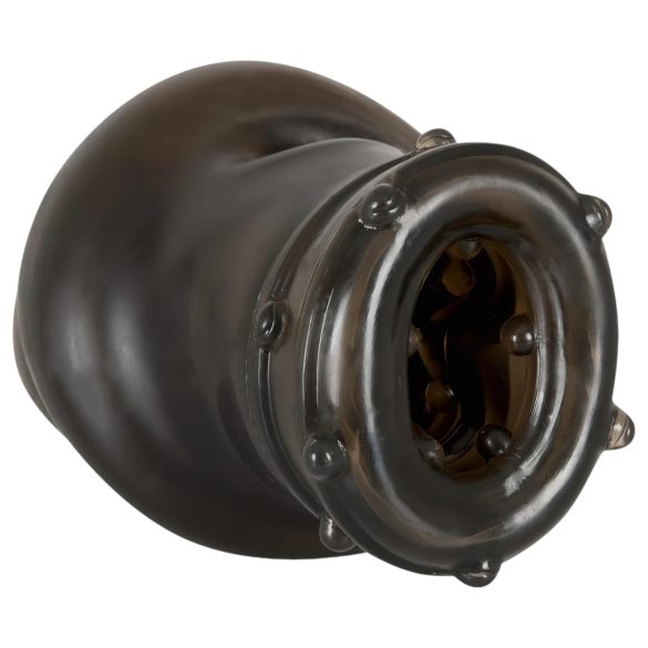 Rebel - szary karbowany rękaw na penisa