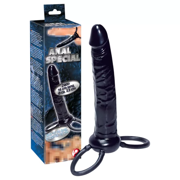 You2Toys - dildo analne - specjalny kształt - czarne