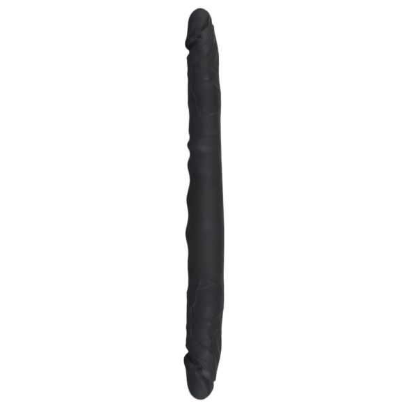 Bad Kitty - podwójny silikonowy czarny dildo