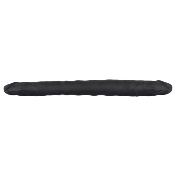 Bad Kitty - podwójny dildo - silikon - czarny