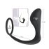 Black Velvet - plug analny z pierścieniem (czarny)