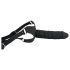 You2Toys - Silikonowy Strap-On - nasadkowy dildo (czarny)