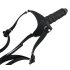 You2Toys - Silikonowy Strap-On - nasadkowy dildo (czarny)