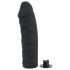 You2Toys - Silikonowy Strap-On - nasadkowy dildo (czarny)