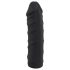 You2Toys - Silikonowy Strap-On - nasadkowy dildo (czarny)