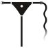You2Toys - Silikonowy Strap-On - nasadkowy dildo (czarny)