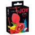 You2Toys - Colorful JOY - silikonowy korek analny - mały (czerwony)