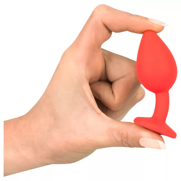 You2Toys - Colorful JOY - silikonowy korek analny - mały (czerwony)