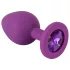 You2Toys - Colorful JOY - silikonowy korek analny - średni (fioletowy)