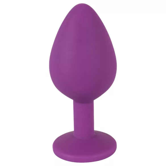 You2Toys - Colorful JOY - silikonowy korek analny - średni (fioletowy)