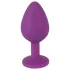 You2Toys - Colorful JOY - silikonowy korek analny - średni (fioletowy)