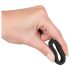 Black Velvet - gruba czarna obrączka na penisa 2,6cm