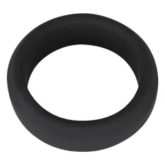 Black Velvets - pierścień na penisa gruby 3,8 cm - czarny