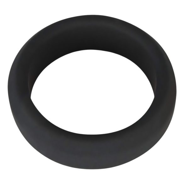 Black Velvet - gruba pierścienia na penisa (3,8cm) - czarna