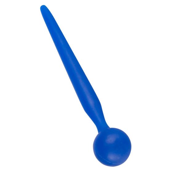 Dilator Sperm Stopper - kulisty silikonowy dildo do rozszerzania cewki moczowej (niebieski)