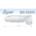 Crystal Clear Big Dong - żelowy wielki dildo (21,5 cm)