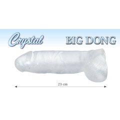 Krystalicznie czysty gigantyczny dildo