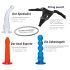 You2Toys - Zestaw wibracyjnych dildo na pasku! - kolorowy