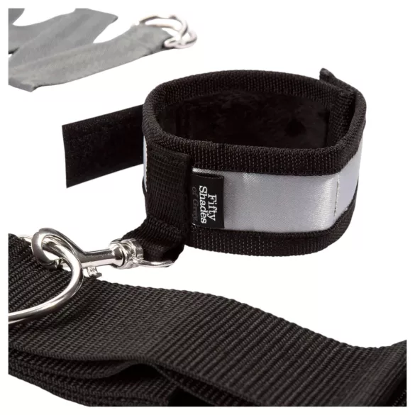 Fifty Shades of Grey - komplet do krępowania - regulowany - szary