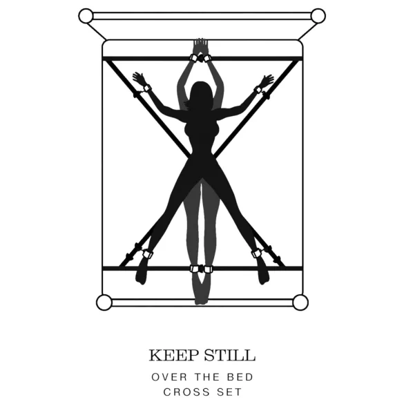 Fifty Shades of Grey - komplet do krępowania - regulowany - szary