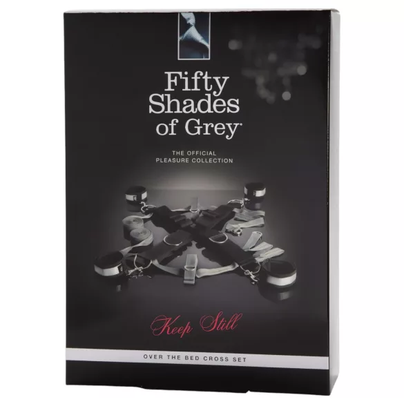 Fifty Shades of Grey - komplet do krępowania - regulowany - szary