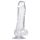 Przezroczysty dildo z przyssawką