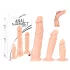 You2Toys - Trening analny - realistyczny zestaw dildo - 3 szt. (naturalny)