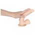 Europejski kochanek - jądrowy dildo - średni (naturalny)
