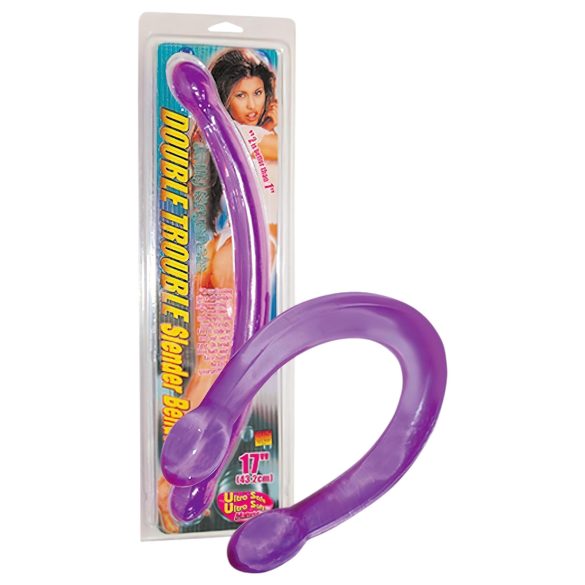 You2Toys - podwójny dildo z kulkami