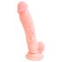 Medyczny silikonowy dildo (18cm) - naturalny wygląd