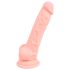 Medyczny silikonowy dildo (18cm) - naturalny wygląd
