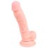 Medyczny silikonowy dildo (18cm) - naturalny wygląd