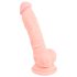 Medyczny silikonowy dildo (18cm) - naturalny wygląd
